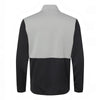 Adidas A532 Men's Textured Mixed Media Quarter-Zip Pullover