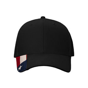 Kati AM350M Mesh Back Hat with Woven Flag on Visor - 