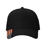 Kati AM350S Full Twill Hat with Woven Flag on Visor