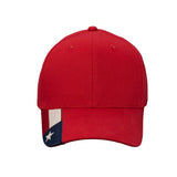 Kati AM350S Full Twill Hat with Woven Flag on Visor