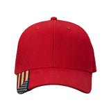 Kati AM350S Full Twill Hat with Woven Flag on Visor