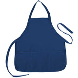 Nissun Poly-Cotton Apron with 3 Pockets APN1243