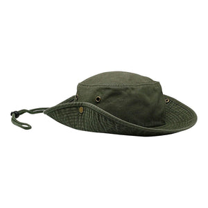 Cobra AUS-W Garment Washed Cotton Twill Aussie Hat - 