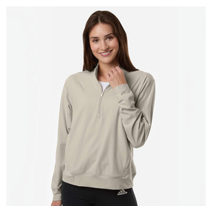 Adidas A1002 Women's Ultimate365 Quarter-Zip Pullover - 