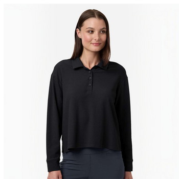 Adidas A1008 Women's Beyond Long Sleeve Loose Polo