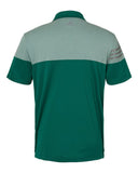 Adidas A213 Heathered 3-Stripes Colorblocked Polo