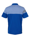 Adidas A213 Heathered 3-Stripes Colorblocked Polo