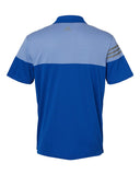 Adidas A213 Heathered 3-Stripes Colorblocked Polo