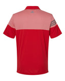 Adidas A213 Heathered 3-Stripes Colorblocked Polo