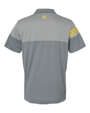 Adidas A213 Heathered 3-Stripes Colorblocked Polo