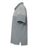 Adidas A213 Heathered 3-Stripes Colorblocked Polo