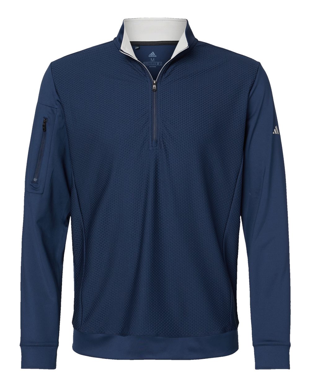 Adidas A295 Performance Textured Quarter-Zip Pullover – The Park