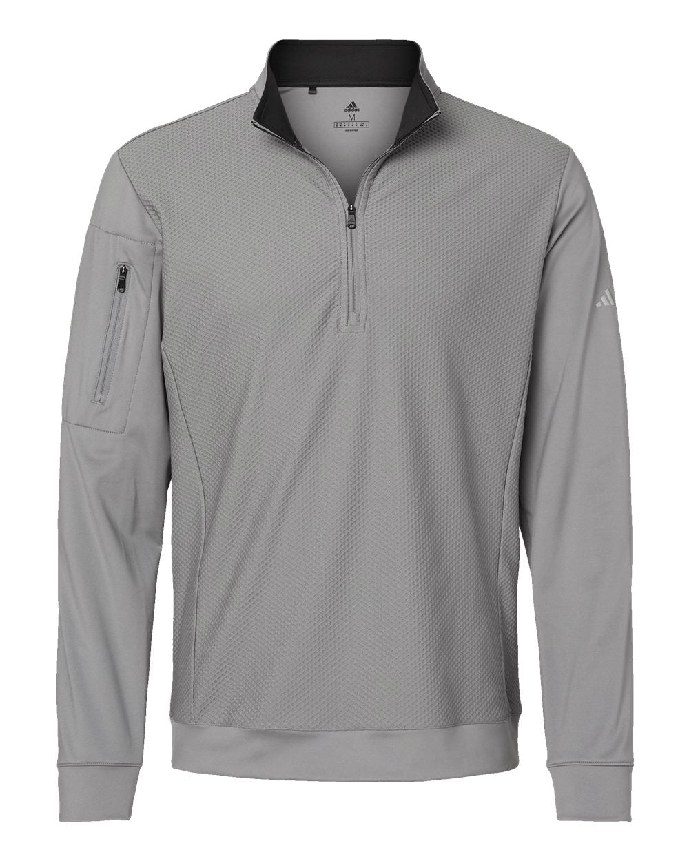 Adidas A295 Performance Textured Quarter-Zip Pullover – The Park