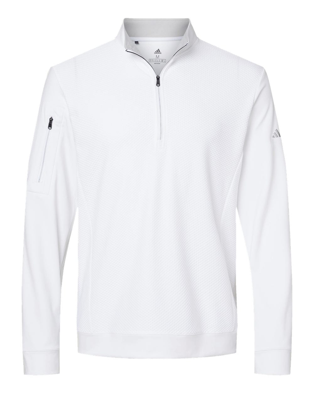 Adidas A295 Performance Textured Quarter-Zip Pullover – The Park