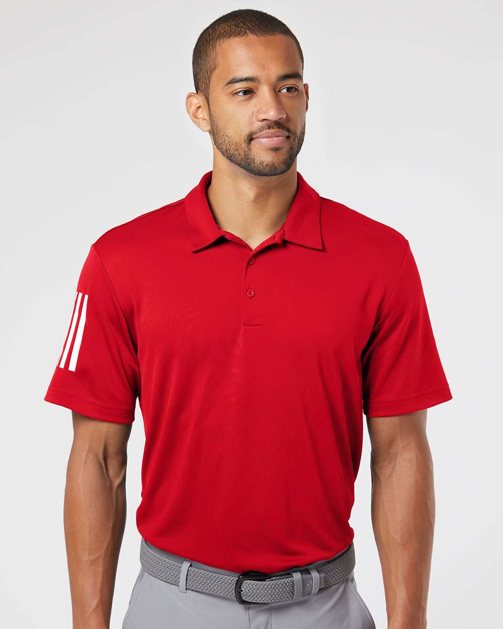 Enlarged view of Adidas A480 Floating 3-Stripes Polo