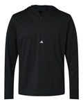 Adidas A596 Lightweight Performance Quarter-Zip Hooded Pullover