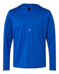 Adidas A596 Lightweight Performance Quarter-Zip Hooded Pullover