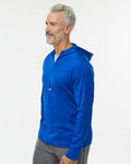 Adidas A596 Lightweight Performance Quarter-Zip Hooded Pullover