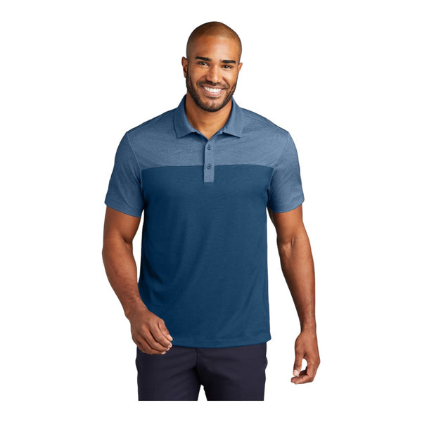 Port Authority K831 Fine Pique Blend Blocked Polo