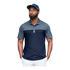 Port Authority K831 Fine Pique Blend Blocked Polo