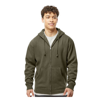 Independent Trading Co IND4000Z Unisex Heavyweight Full-Zip Hooded Sweatshirt