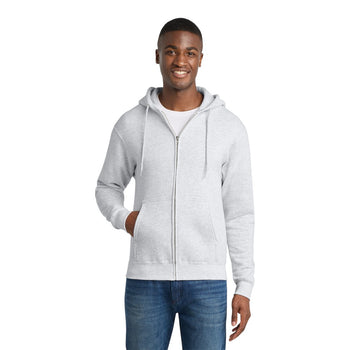 Port & Company PC78ZH Core Fleece Full-Zip Hooded Sweatshirt