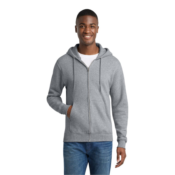 Port & Company PC78ZH Core Fleece Full-Zip Hooded Sweatshirt