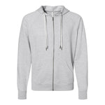 Independent Trading Co SS1000Z Unisex Icon Lightweight Loopback Terry Full-Zip Hooded Sweatshirt
