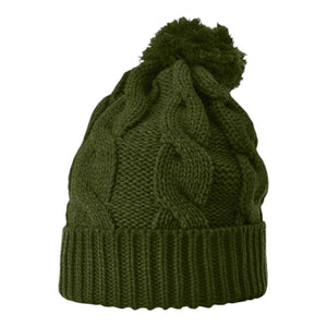 Richardson 141 Chunk Twist Knit Beanie with Cuff & Pom 141R - 
