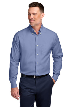 Brooks Brothers BB18000 Wrinkle-Free Stretch Pinpoint Shirt - 