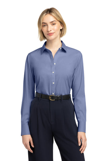 Brooks Brothers BB18001 Women's Wrinkle-Free Stretch Pinpoint Shirt