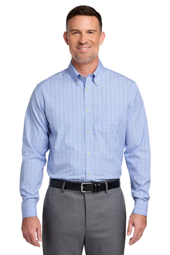 Brooks Brothers BB18008 Wrinkle-Free Stretch Patterned Shirt