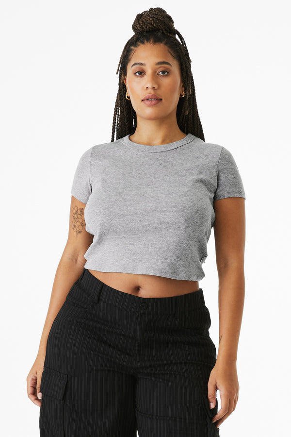 Bella + Canvas BC1010 BELLA+CANVAS Women's Micro Rib Baby Tee