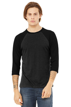 Bella + Canvas BC3200 BELLA+CANVAS Unisex 3/4-Sleeve Baseball Tee - 