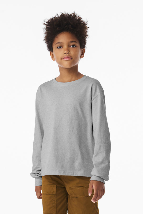 Bella + Canvas BC3511Y BELLA+CANVAS Youth 6-Ounce Heavyweight Long Sleeve Tee