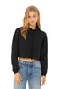 Bella + Canvas BC7502 BELLA+CANVAS Women's Sponge Fleece Cropped Fleece Hoodie