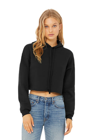 Bella + Canvas BC7502 BELLA+CANVAS Women's Sponge Fleece Cropped Fleece Hoodie - 