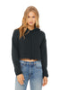 Bella + Canvas BC7502 BELLA+CANVAS Women's Sponge Fleece Cropped Fleece Hoodie