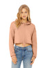 Bella + Canvas BC7502 BELLA+CANVAS Women's Sponge Fleece Cropped Fleece Hoodie