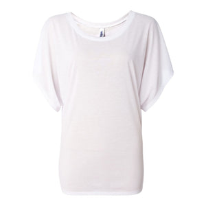 BELLA + CANVAS 8821 Women’s Flowy Draped Dolman Tee - 