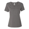 BELLA + CANVAS 6405 Womens Relaxed Jersey V-Neck Tee