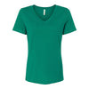 BELLA + CANVAS 6405 Womens Relaxed Jersey V-Neck Tee