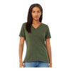 BELLA + CANVAS 6405 Womens Relaxed Jersey V-Neck Tee
