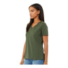 BELLA + CANVAS 6405 Womens Relaxed Jersey V-Neck Tee