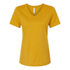 BELLA + CANVAS 6405 Womens Relaxed Jersey V-Neck Tee