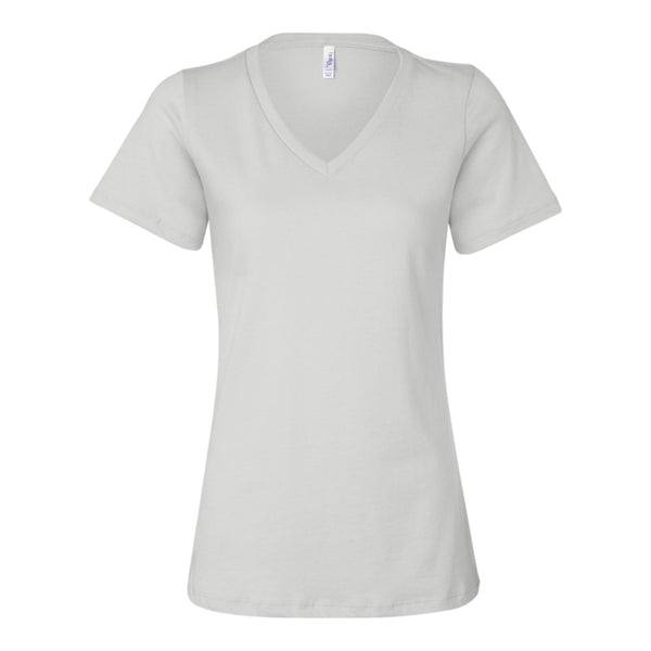 BELLA + CANVAS 6405 Womens Relaxed Jersey V-Neck Tee