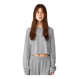 BELLA + CANVAS 6501 Women’s FWD Fashion Crop Long Sleeve Tee
