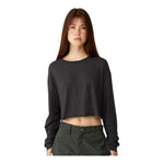 BELLA + CANVAS 6501 Women’s FWD Fashion Crop Long Sleeve Tee