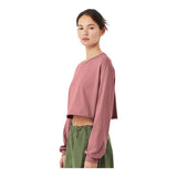 BELLA + CANVAS 6501 Women’s FWD Fashion Crop Long Sleeve Tee