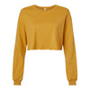 BELLA + CANVAS 6501 Women’s FWD Fashion Crop Long Sleeve Tee